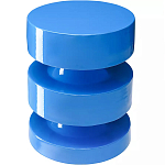 Столик приставной фигурный синий Curly Blue Table варинант исполнения - 1 | Loft Concept в Москве