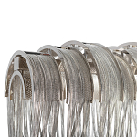 Люстра подвесная с металлическими цепочками и изогнутыми металлическими дугами 72 см Atlantis Chain варинант исполнения - 9 | Loft Concept в Москве