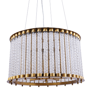 Люстра Lantern Tiziano Chandelier bronze D50