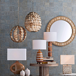 Подвесной светильник с каскадом из круглых декоративных элементов Texture Discs варинант исполнения - 3 | Loft Concept в Москве