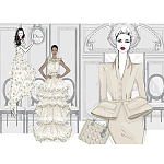 Megan Hess. Elegance варинант исполнения - 3 | Loft Concept в Москве