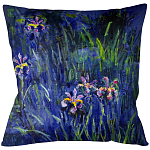 Подушка декоративная Ирисы Impressionism in Art варинант исполнения - 1 | Loft Concept в Москве