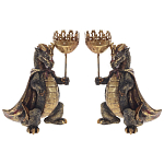Подсвечник в виде дракона Dragon candlestick Green Gold Brown L or R варинант исполнения - 7 | Loft Concept в Москве