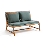 Садовый 2-х местный диван с каркасом из акации Green варинант исполнения - 1 | Loft Concept в Москве