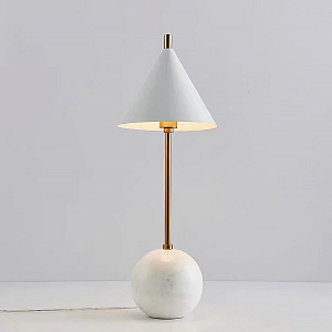 Настольная лампа CLEO ball white