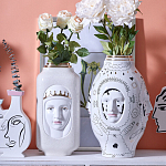 Ваза с золотисто-белыми фрагментами Faces of Imagination варинант исполнения - 3 | Loft Concept в Москве