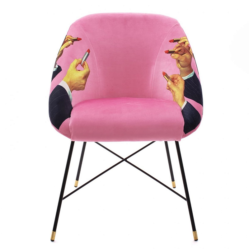  Seletti Padded Chair Lipsticks Pink  (Rose)   | Loft Concept 