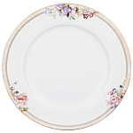 Сервиз столовый из фарфора белый с цветочным принтом на 6 персон 23 предмета Flower Porcelain Collection варинант исполнения - 3 | Loft Concept в Москве