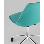 Офисный стул на металлическом основании EGGERY Blue пластик варинант исполнения - 3 | Loft Concept в Москве