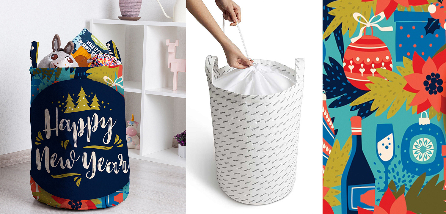 Корзина Happy New Year Basket Корзина Happy New Year Basket - Loft-Concept в Москве