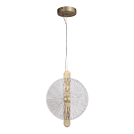 Подвесной светильник с круглым стеклянным плафоном Gingham варинант исполнения - 5 | Loft Concept в Москве