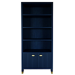 Книжный Стеллаж Elsa Dreams Blue с задней стенкой варинант исполнения - 6 | Loft Concept в Москве