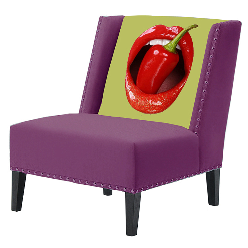 FUN Armchair "Chili Pepper" Purple          | Loft Concept 