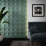 Гипсовая 3D Панель M-23 варинант исполнения - 1 | Loft Concept в Москве