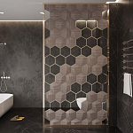 Гипсовая 3D панель с принтографией PM-30 варинант исполнения - 3 | Loft Concept в Москве