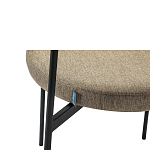 Стул металлический с мягкой спинкой и сиденьем Alfie Chair варинант исполнения - 9 | Loft Concept в Москве