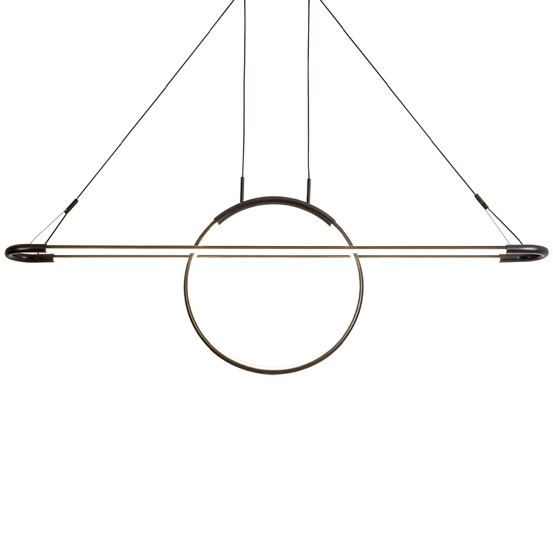   Black LED Circle and Oval Lamp    | Loft Concept 