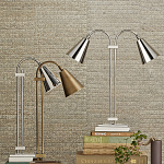 Настольная лампа c двумя поворотными плафонами TwoDirections варинант исполнения - 5 | Loft Concept в Москве