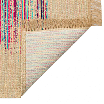 Ковер с геометрическим узором из комбинированного состава Full rhythm варинант исполнения - 4 | Loft Concept в Москве