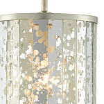 Подвесной светильник в форме цилиндра Speckled Mirror Plates варинант исполнения - 1 | Loft Concept в Москве