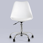 Офисный стул на металлическом основании EGGERY White варинант исполнения - 4 | Loft Concept в Москве