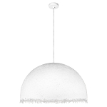 Подвесной светильник в форме купола белого цвета с ажурной бахромой Tactile Line варинант исполнения - 2 | Loft Concept в Москве