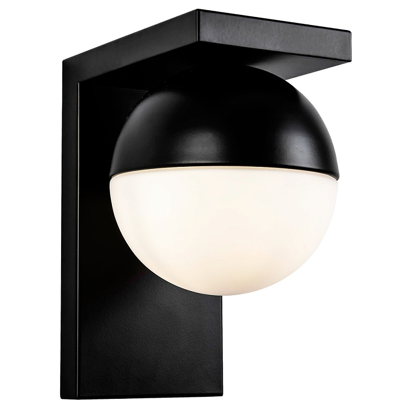       Ponzio Flos Black Sphere Wall Lamp     | Loft Concept 