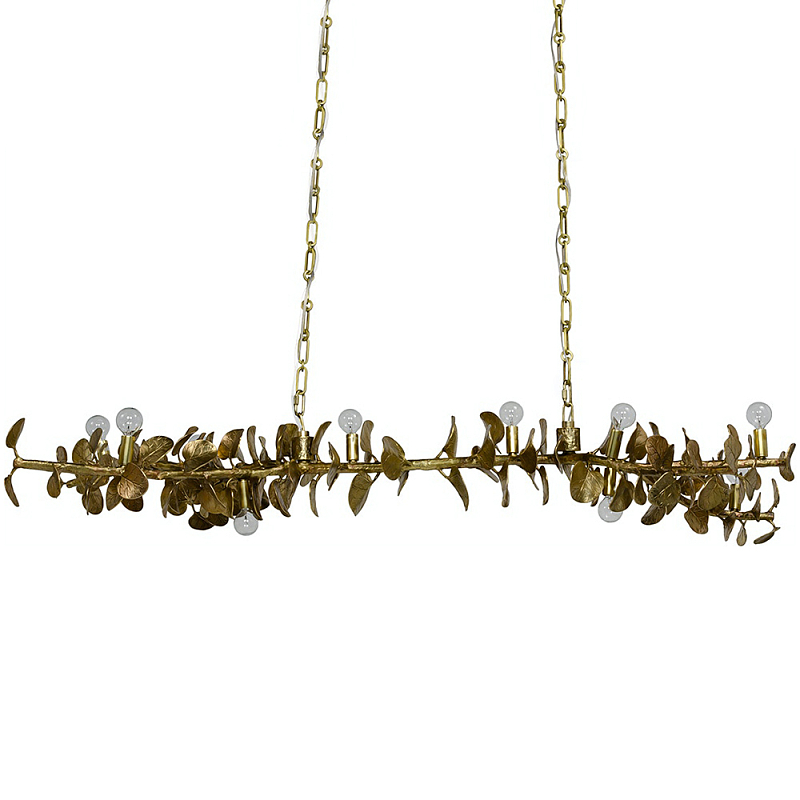   Brass Eucalyptus Branches Lighting Chandelier    | Loft Concept 