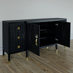 Большой Комод-буфет Elsa Dreams Black с ящиками варинант исполнения - 5 | Loft Concept в Москве
