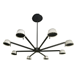 Люстра черного цвета на штанге Noir Supernova варинант исполнения - 4 | Loft Concept в Москве