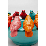 Декоративное дизайнерское блюдо разноцветные попугаи  варинант исполнения - 4 | Loft Concept в Москве