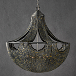Люстра в форме колокола с декором из тонких железных нитей Jagged Pattern варинант исполнения - 5 | Loft Concept в Москве