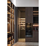 Кухонный гарнитур из красного мрамора и дерева VVD Dada Engenereed Kitchen варинант исполнения - 5 | Loft Concept в Москве