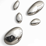 Абстрактная скульптура на стену в виде капли воды Water Outline варинант исполнения - 8 | Loft Concept в Москве