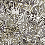 Ткань Jungle Animaux Camoufles Бежевый Велюр N 1147 варинант исполнения - 1 | Loft Concept в Москве