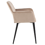 Стул с подлокотниками бежевый NEASAN STOOL варинант исполнения - 3 | Loft Concept в Москве