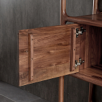 Стеллаж в гостиную для книг Moon Walnut Furniture варинант исполнения - 9 | Loft Concept в Москве