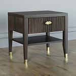 Прикроватная тумбочка с ящиком Elsa Dreams Walnut варинант исполнения - 1 | Loft Concept в Москве