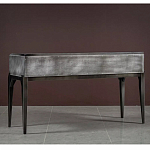 Консоль прямоугольная серая с 4-мя выдвижными ящиками Grany варинант исполнения - 1 | Loft Concept в Москве