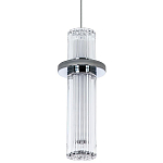 Подвесной светильник хром Odile Acrylic Tube Hanging Lamp Chrome варинант исполнения - 1 | Loft Concept в Москве