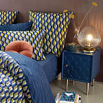 Тумба с одной дверцей Scale Ornament Blue Nightstand варинант исполнения - 5 | Loft Concept в Москве