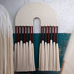 Настенное украшение из хлопковых нитей Volcan Wall Hanging варинант исполнения - 1 | Loft Concept в Москве