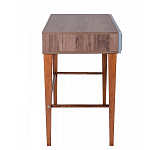 Стол письменный из массива бука с 2-мя ящиками серый Wenge Light варинант исполнения - 2 | Loft Concept в Москве