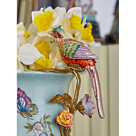 Ваза с птичкой из фарфора с бронзовыми элементами Garden of Eden варинант исполнения - 9 | Loft Concept в Москве