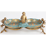 Блюдо двойное из фарфора Crogy варинант исполнения - 4 | Loft Concept в Москве