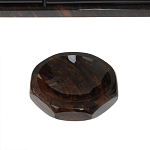 Настольный письменный набор с часами из природного камня обсидиана  Gift for Manager варинант исполнения - 6 | Loft Concept в Москве