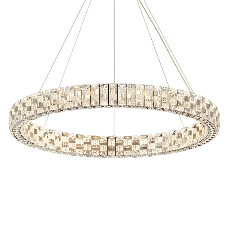 Люстра подвесная Castello 3000К 40Вт Хром в Москве | Loft Concept 