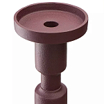 Подсвечник фигурный сливовый Bright Accent 35 см варинант исполнения - 2 | Loft Concept в Москве