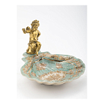 Блюдо с бронзовым ангелом Porcelain Angels of Paradise варинант исполнения - 2 | Loft Concept в Москве