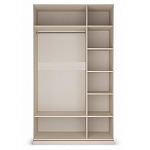 Шкаф трёхдверный с 2-мя зеркальными дверками Satin Furniture варинант исполнения - 2 | Loft Concept в Москве